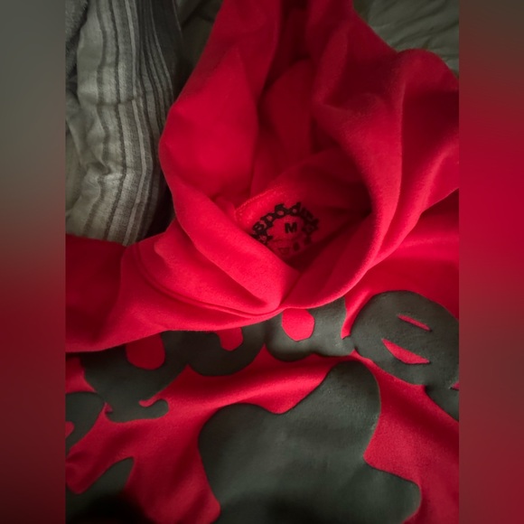 Sp5der Beluga Hoodie 'Red/Black'